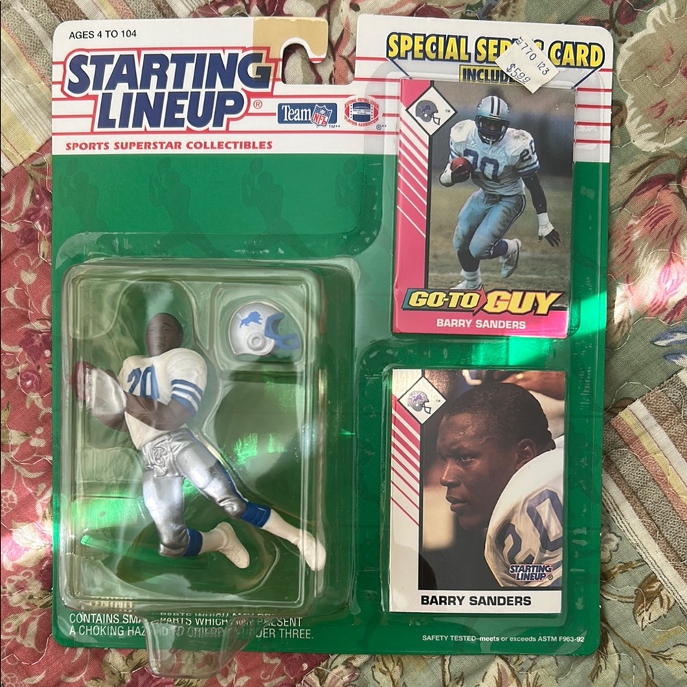 Starting Lineup Barry Sanders Action Figure